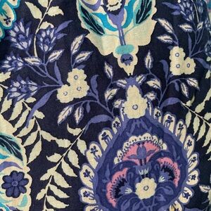 Talbot Women’s 16W Sleeveless Lined Sundress Navy Multi Floral EUC